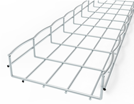 Heavy-duty SGR mesh cable tray